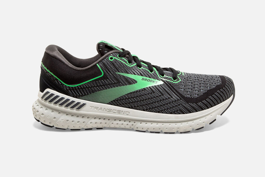 Brooks Transcend 7 Road Loopschoenen Dames - Zwart/Groen - 358127ZWU